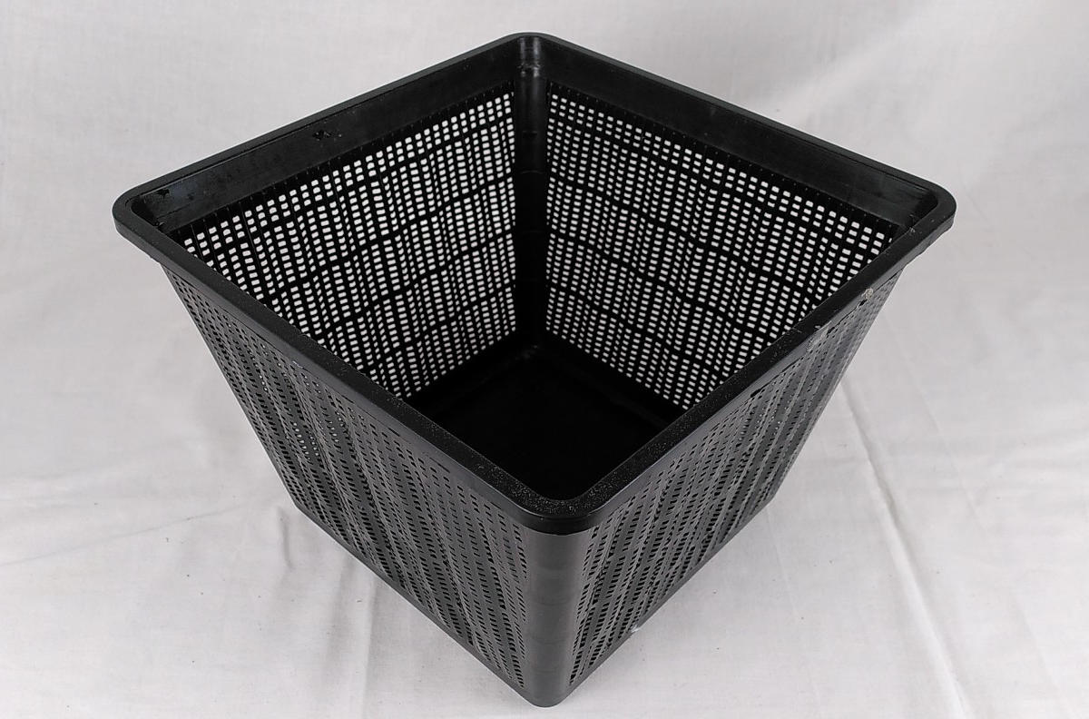 Gitterkorb 28cm x 28cm - Pflanzkorb, viereckig