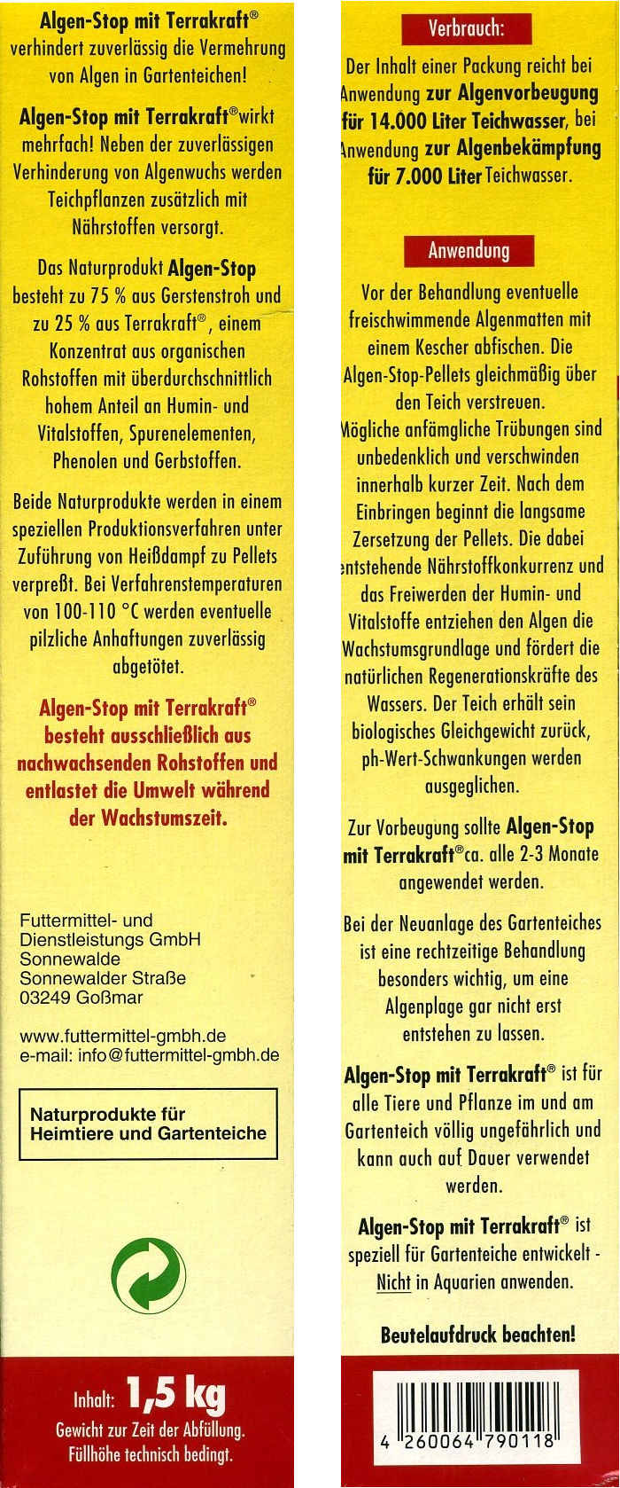 Algen-Stop mit Terrakraft(R)